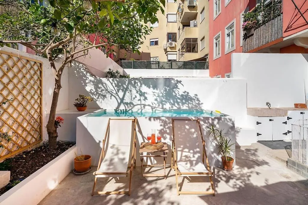 Flat Art - Luxury With Private Pool & Garden Apartment Lisbon Portugal