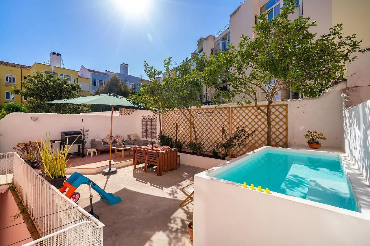 Flat Art - Luxury With Private Pool & Garden Apartment Lisbon